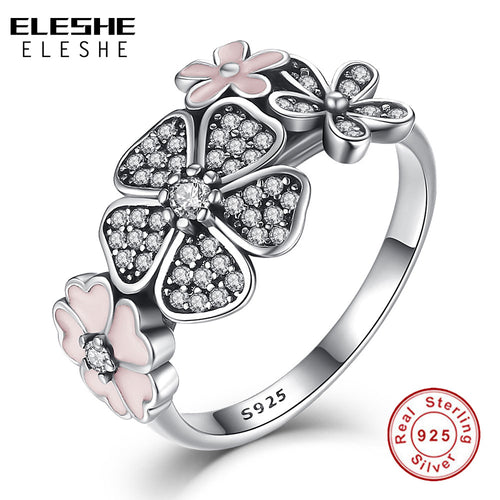 Daisy Blossom Sterling Silver Ring