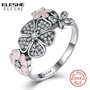 Daisy Blossom Sterling Silver Ring